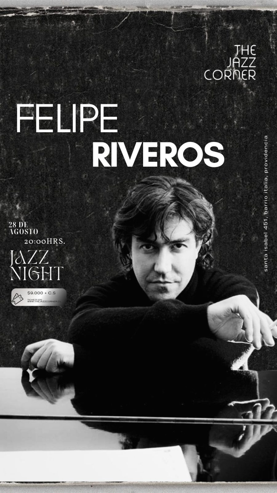 Felipe Riveros Trío (20:00hrs.)